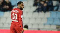 Penyerang Olympique Lyon asal Prancis, Alexandre Lacazette. (AFP/Jean-Sebastien Evrard)