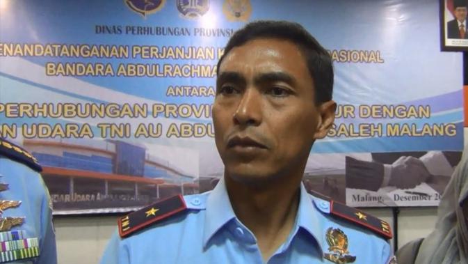 Komandan Lanud Abdul Rachman Saleh Malang, Marsekal Pertama TNI Andi Wijaya (Liputan6.com/Zainul Arifin)
