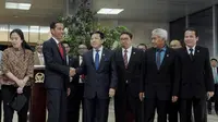  Pimpinan DPR Temui Jokowi Bahas Revisi UU Pilkada