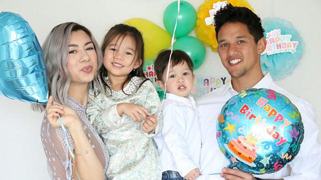 Irfan Bachdim dan keluarga