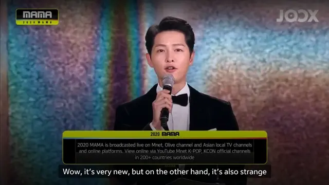 Song Joong Ki. (Foto: Tangkapan layar, perkenan dari Joox)