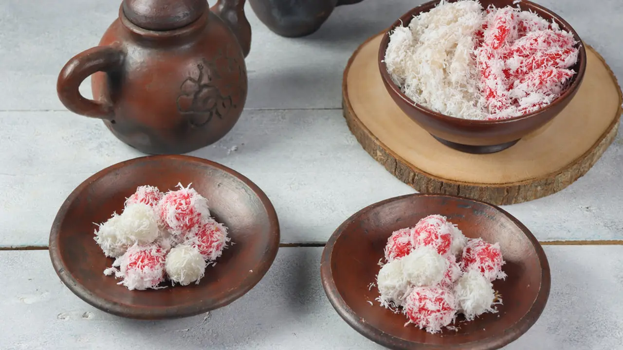 Resep klepon merah putih