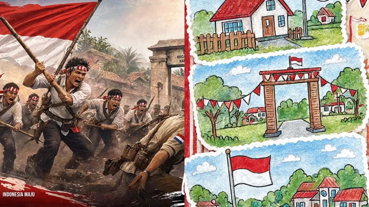 Desain spanduk 17 Agustus 2026 yang kreatif dan belum pernah dibuat