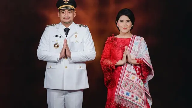 6 Potret Kahiyang Ayu Dampingi Suami Pelantikan Jadi Wali Kota Medan