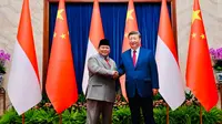 Prabowo Bertemu Xi Jinping di Beijing, Bahas Tanggul Laut Raksasa
