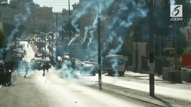VIDEO: Bentrokan Israel dan Palestina di Tepi Barat