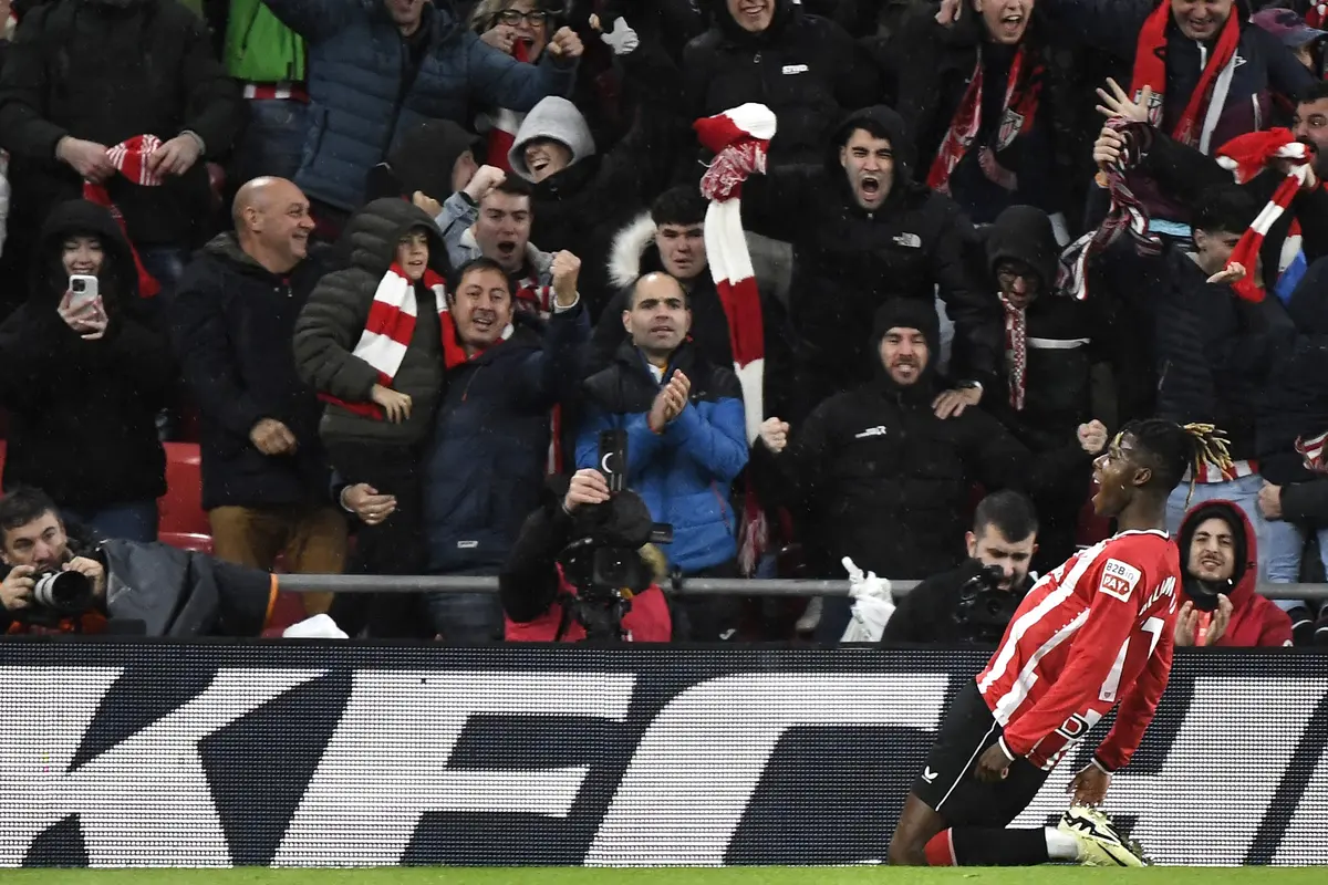Foto: Duo Williams Gemilang, Athletic Bilbao Gilas Atletico Madrid di Semifinal Copa del Rey
