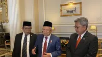 Wakil Presiden (Wapres) Ma&rsquo;ruf Amin (tengah) di Yunani (Liputan6.com/Delvira Hutabarat)