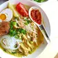 Soto Medan memiliki sup yang ditambah dengan santan (Instagram/@the_sutedjos_family).
