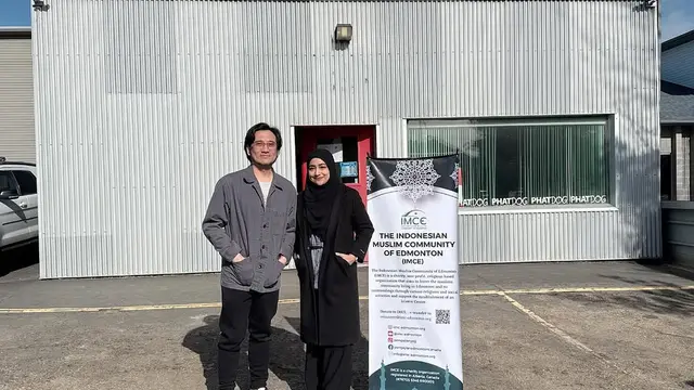 Potret Cindy Fatikasari dan Tengku Firmansyah Perlihatkan Masjid. (instagram/cindyfatikasari18)