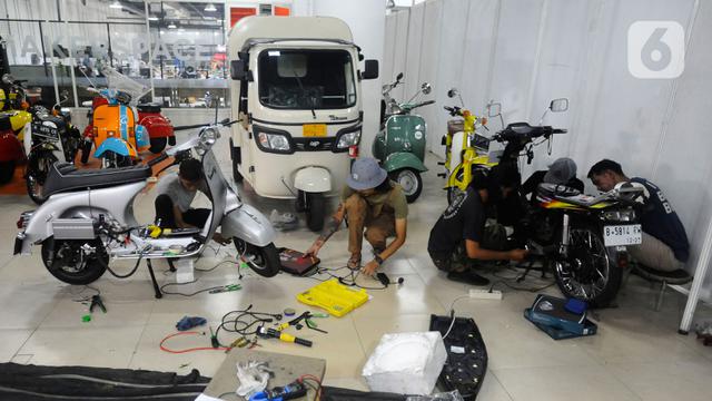 Rencana Subsidi Rp 6,5 Juta untuk Konversi Motor Listrik