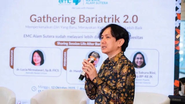 Dokter bedah digestive konsultan Handy Wing dari RS EMC Alam Sutera bicara tentang tindakan bariatrik.
