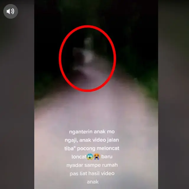 Viral, Video Penampakan Pocong di Jalan Sepi Ini Bikin Merinding