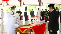 Pelantikan kepala daerah oleh Gubernur Riau Syamsuar. (Liputan6.com/Dok Diskominfo Riau/M Syukur)