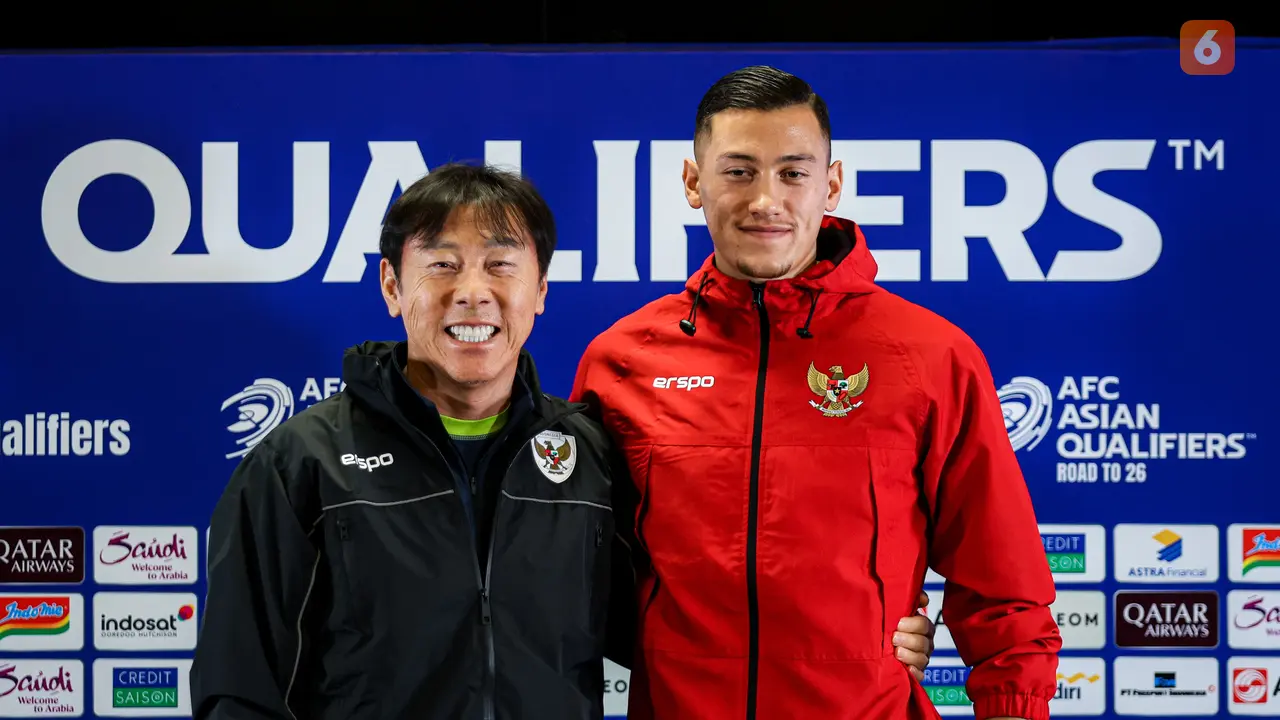 Shin Tae-yong dan Jay Idzes - Timnas Indonesia