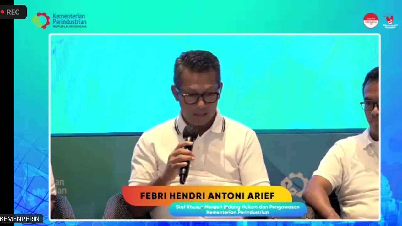 Juru Bicara Kemenperin Febri Hendi Antoni Arief