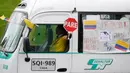 Para pejabat di Kementerian Keuangan Kolombia mengatakan mereka ingin meningkatkan harga bensin hingga 16.000 peso (Rp 59 ribu) per galon pada akhir tahun ini, karena mengacu pada harga gas saat ini di Amerika Serikat. (AP Photo/Fernando Vergara)