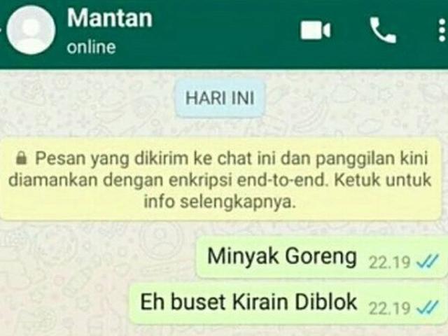 6 Chat Kocak Ke Mantan Pacar Ini Bikin Geleng Kepala Hot Liputan6 Com