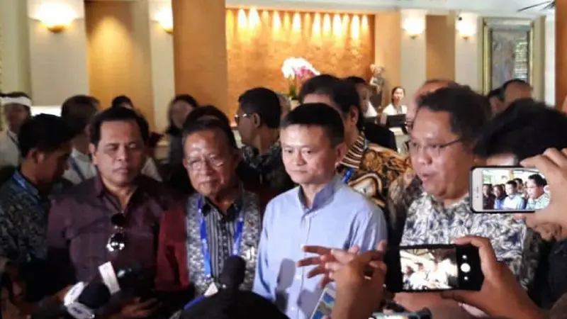 Pertemuan Steering Committee E-Commerce Indonesia dengan Jack Ma, selaku Penasehat E-Commerce Indonesia dan team di sela-sela World Bank dan IMF Annual Meeting di Bali