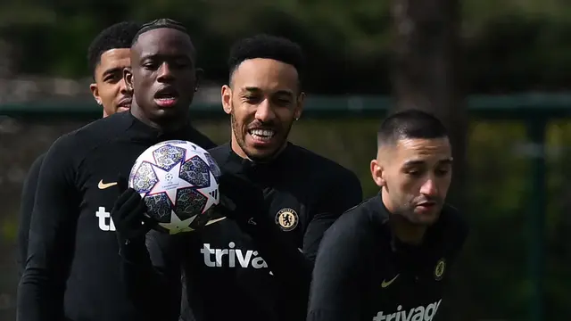 Latihan Chelsea Jelang vs Real Madrid