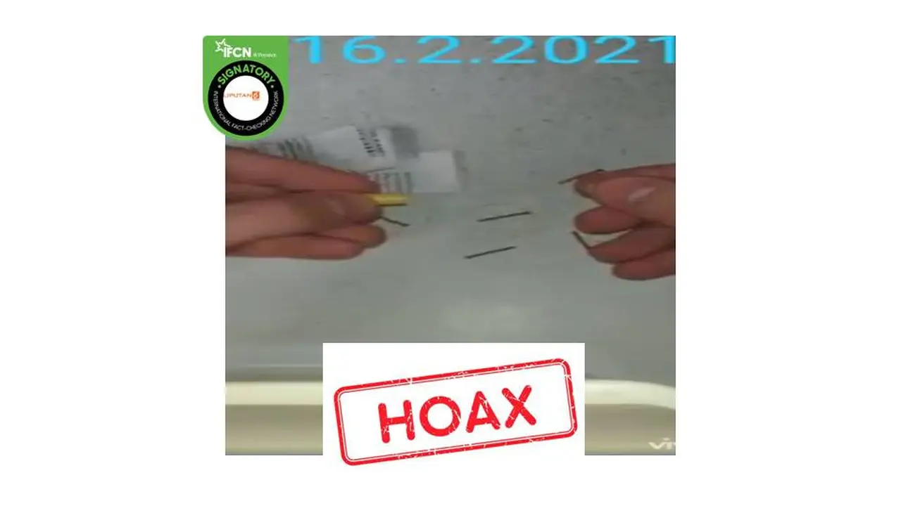 Cek Fakta kapsul isi paku