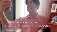 Momen hangat video call antara CEO Careso dengan Nagita Slavina. (sumber: Wondermis)
