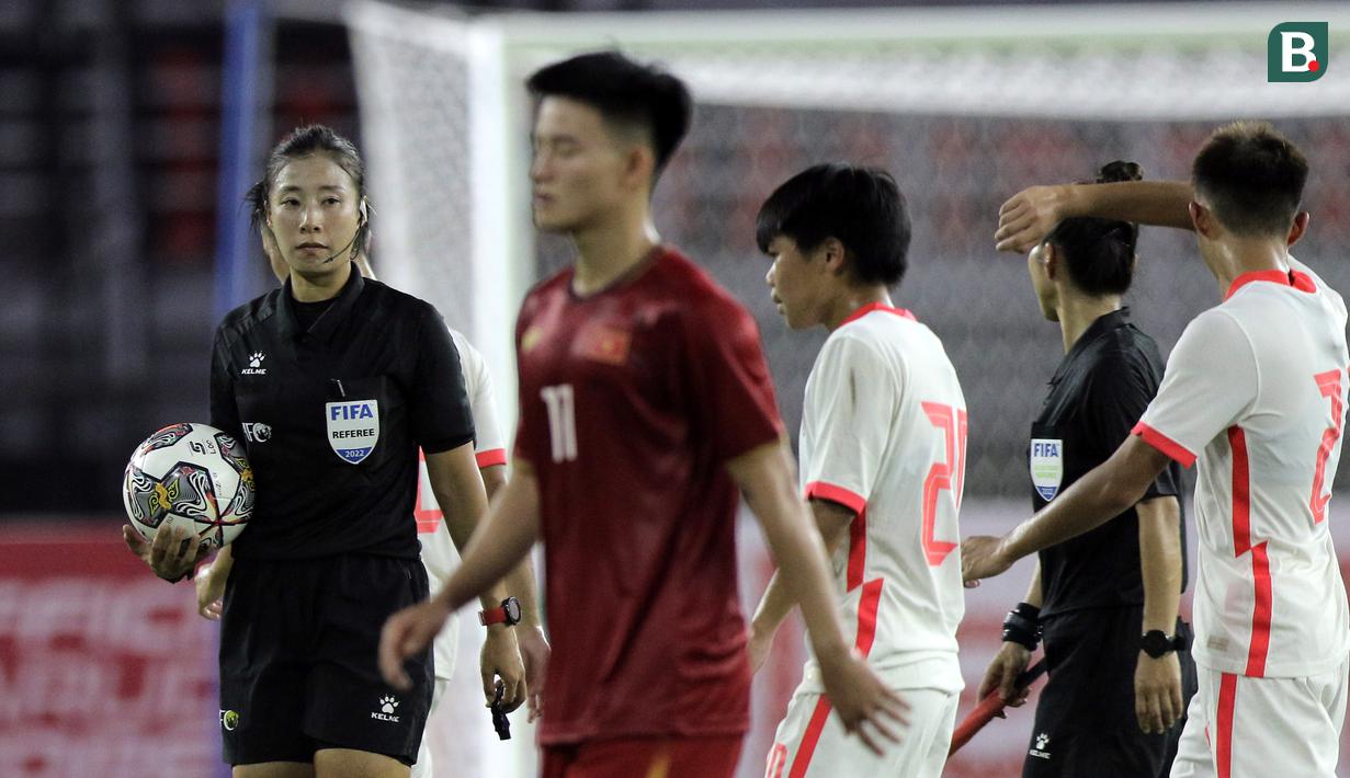 Dalam laga itu, Oh Hyeon-jeong dkk mampu memimpin pertandingan dengan baik karena sudah berpengalaman di Asia. (Bola.com/Ikhwan Yanuar)