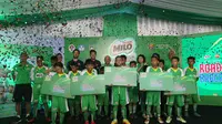 5 Pemain terpilih hasil Milo Football Championship yang akan diterbangkan ke Barcelona (istimewa)