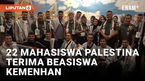 VIDEO: 22 Mahasiswa Asal Palestina Peroleh Beasiswa dari Kemenhan