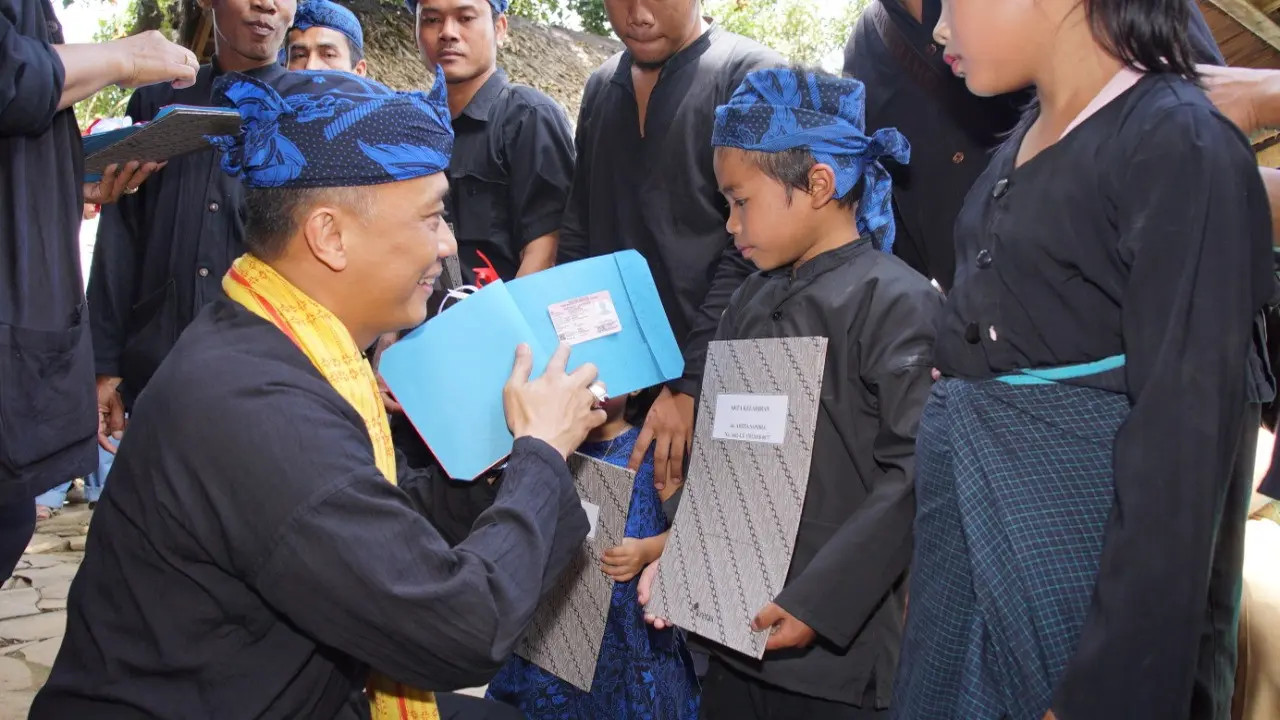Dokumen kependudukan untuk masyarakat adat Baduy