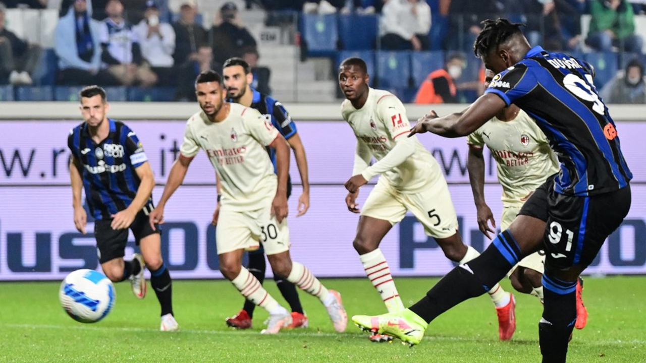 FOTO: AC Milan Lumat Atalanta di Stadion Gewiss