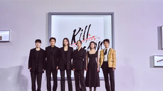 Sutradara dan para bintang Kill Boksoon. (Netflix)