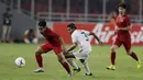 Gelandang Timnas Indonesia, Andik Vermansah, berusaha mengontrol bola saat melawan Timor Leste pada laga Piala AFF 2018 di SUGBK, Jakarta, Selasa (13/11). Indonesia menang 3-1 atas Timor Leste.(Bola.com/M. Iqbal Ichsan)