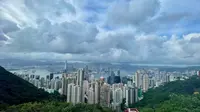 Pemandangan Hong Kong dari Victoria Peak (Liputan6.com/Shinta NM Sinaga)