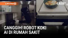 Robot koki di Rumah Sakit Tübingen ini bisa menyiapkan hingga 8 hidangan sekaligus. Dua lengannya dikendalikan dengan perangkat lunak canggih berbasis AI.