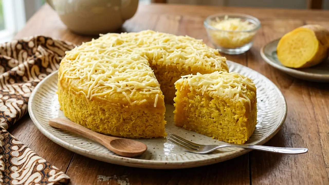 Resep Kue Ubi Kuning Kukus (AI Generated)
