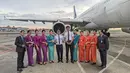 Penyanyi kelahiran Bayuwangi, Jawa Timur itu juga mengungkapkan perjalanan suami terakhir menerbangkan pesawat pelat merah atau milik pemerintah. [Instagram/fitricarlina]