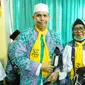 Heru Suyadi dan istri naik haji. (Liputan6.com/ ist)