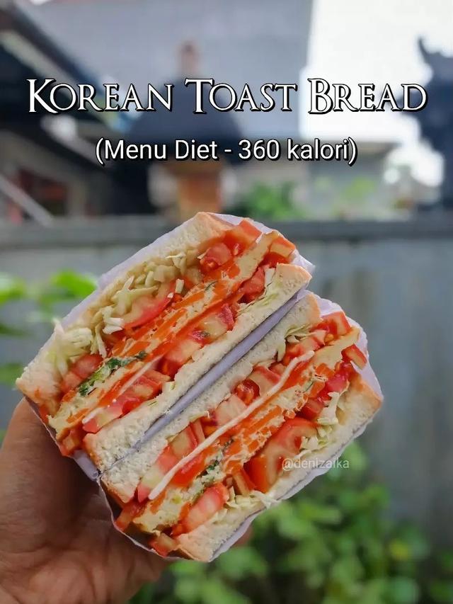 Resep korean toast (menu diet). (dok. Cookpad @deniza_ika)