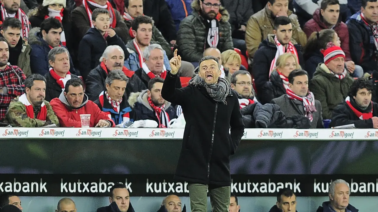 Pelatih Barcelona Luis Enrique (ANDER GILLENEA / AFP)