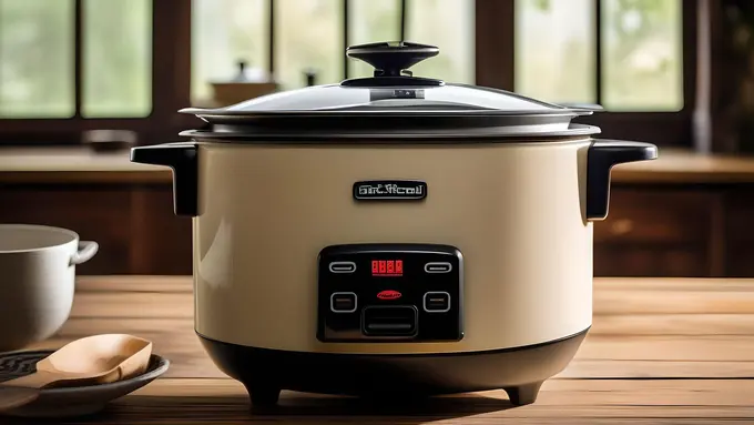 Ilustrasi rice cooker (Foto By AI)
