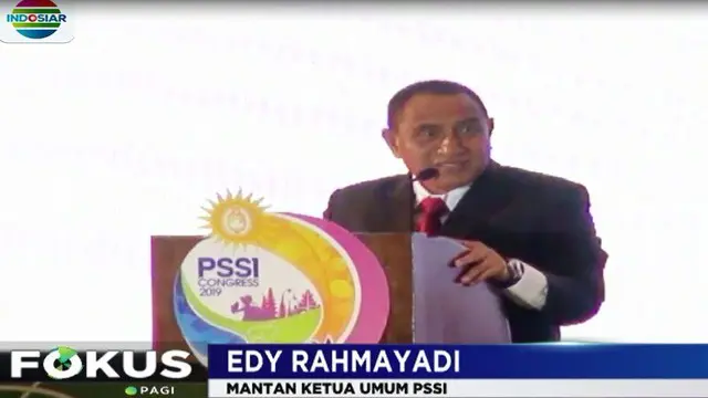 Edy yang juga Gubernur Sumatera Utara ini mengakui banyak kegagalam dalam tubuh PSSI.