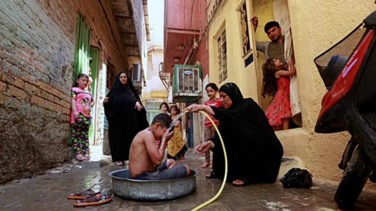 Ilustrasi gelombang panas di Irak. (AP)