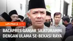 Bacapres Ganjar Pranowo mendatangi Ponpes Motivasi Indonesia. Ganjar juga berziarah ke makam Abuya KH Muhali dan silaturahmi dengan ulama se-Bekasi Raya.