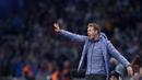 Pelatih Bayern Munchen Julian Nagelsmann bereaksi dari pinggir lapangan selama pertandingan divisi pertama Jerman Bundesliga menghadapi Hertha Berlin di Berlin pada 5 November 2022. (Ronny Hartmann / AFP)