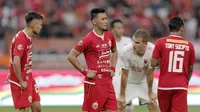 Bek Persija Jakarta, Maman Abdurahman, saat melawan PSM Makassar pada laga Liga 1 2019 di SUGBK, Jakarta, Rabu (28/8). Kedua tim bermain imbang 0-0. (Bola.com/M Iqbal Ichsan)