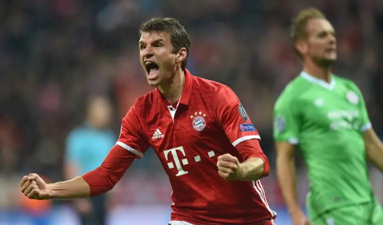 Striker Bayern Munchen asal Jerman, Thomas Muller. (AFP/Christof Stache)
