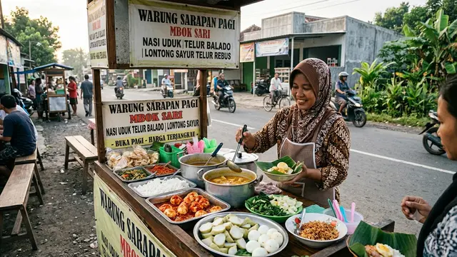 Jualan Sarapan yang Cepat Habis Sebelum Jam 9 Pagi