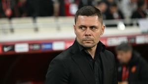 Pelatih Timnas Bulgaria, Aleksandar Dimitrov. (OZAN KOSE / AFP)