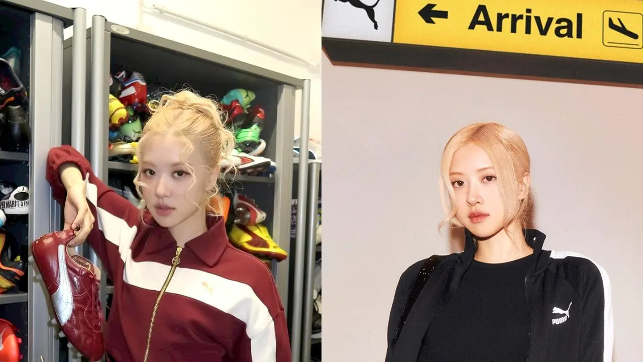 6 Gaya Sporty Chic Rosé BLACKPINK saat Diumumkan jadi Global Ambassador PUMA Terbaru, Susul Rihanna hingga Dua Lipa
